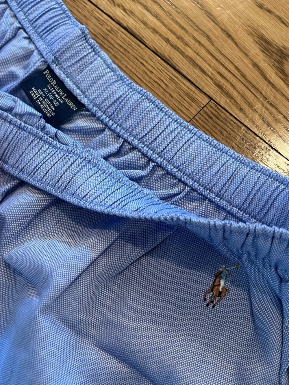 Polo by Ralph Lauren Light Blue Pull-On Shorts - Picture 4 of 4